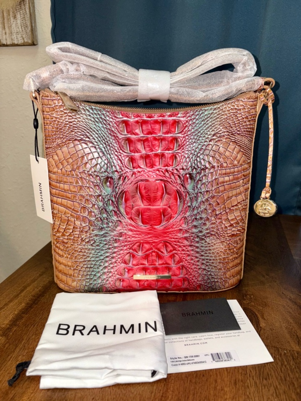 Brahmin NWT Katie - Lakeridge Ombre - Desert Canyons - 2 PERFECT EYES